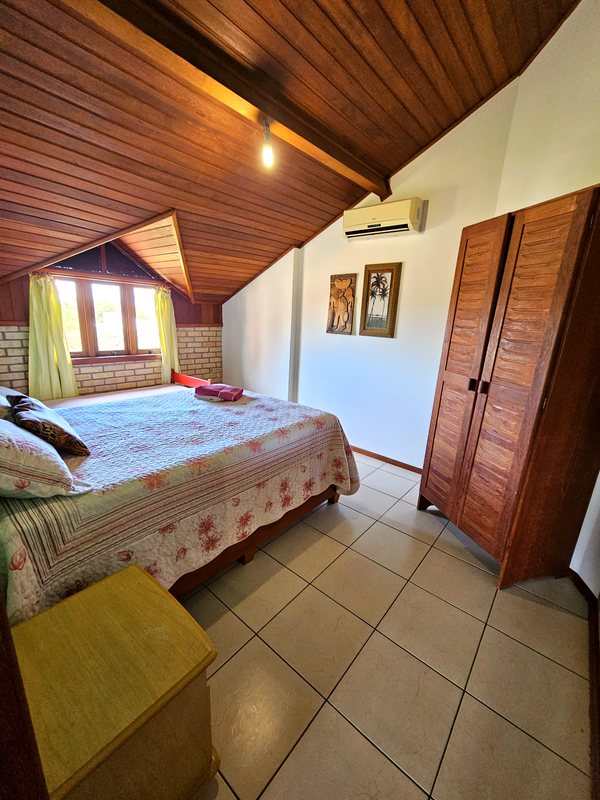 Quarto de casal da Cobertura 3 Pessoas da Pousada Capricórnio