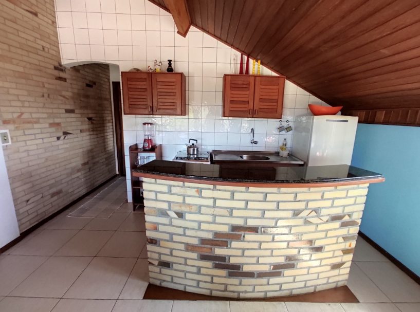 Cozinha americana da Cobertura 5 Pessoas da Pousada Capricórnio